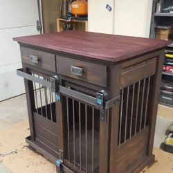 Large Dog Cage With Storage 
