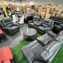 🔥Premium Living Room 3Pcs Recliner Set / 🔥Juego De 3 Piezas Reclinables Para Sala De Estar Premium