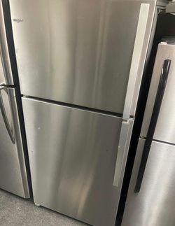 Whirlpool Top Mount Refrigerator Stainless Steel