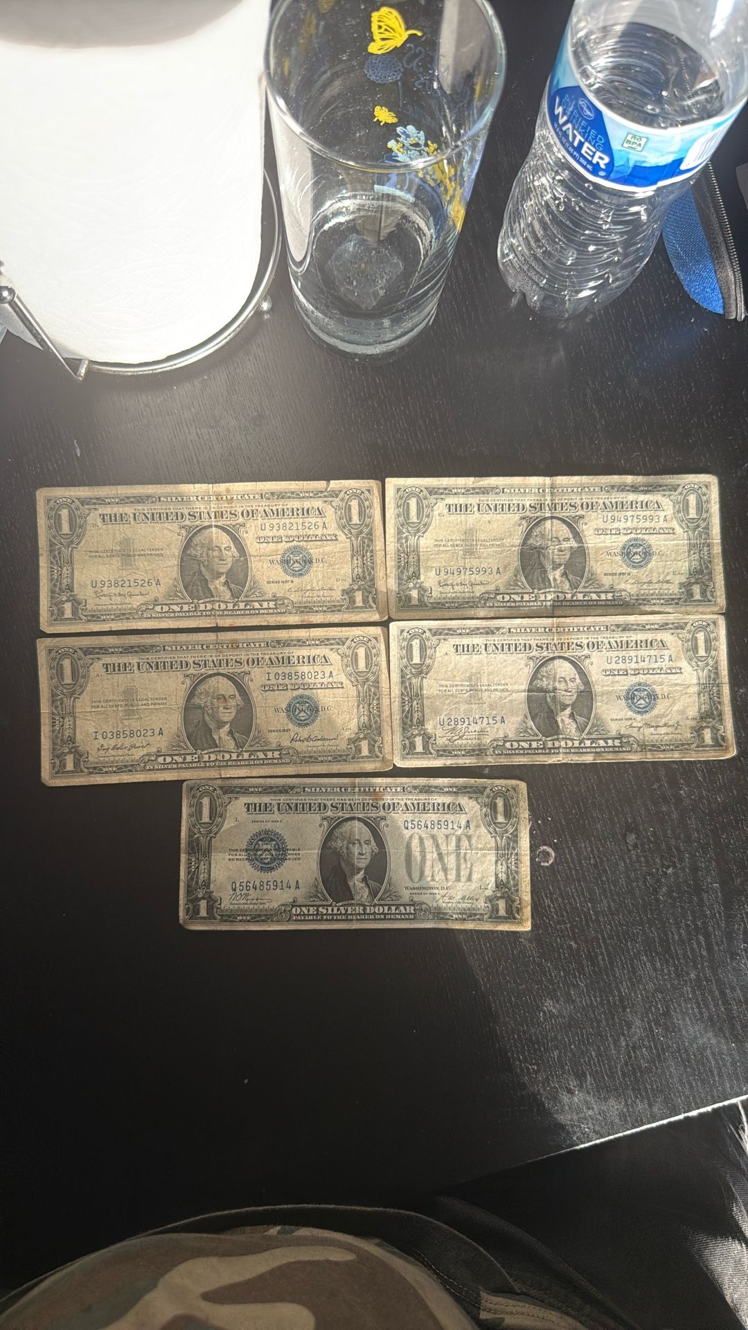 Silver Certificates One Dollar Bills