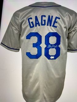 Los Angeles Dodgers Eric Gagne Autographed Grey Jersey