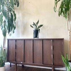 Beautiful 1960's Walnut Credenza 