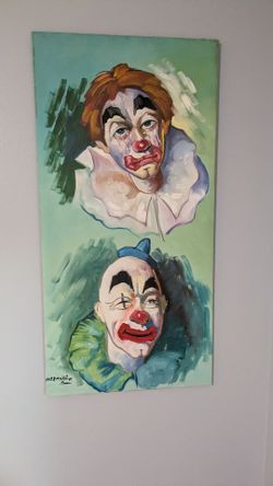Clown painting