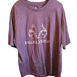 Realtree X-Large Graphic Tee - Brown Camouflage Design