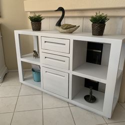 Wood Console Table