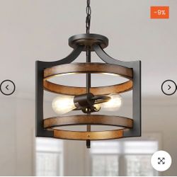 EDISHINE Semi Flush Mount Ceiling Light