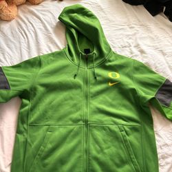 Nike Dri-Fit Oregon Ducks Green Hoodie Jacket 