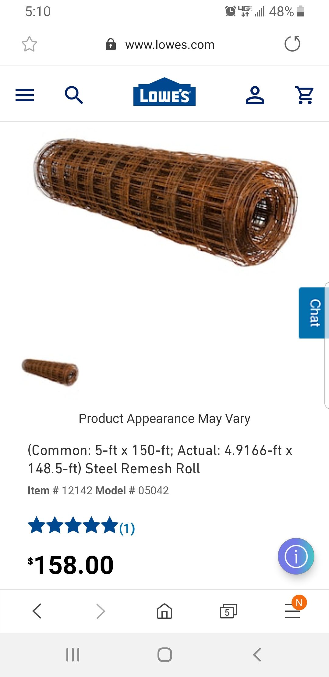 Steel Remesh Roll for Sale in Terra Bella, CA OfferUp