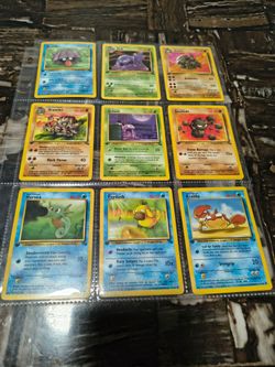 Pokemon 1996 1st edition fossil cards