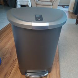 Simple Human Tall Kitchen Trash Can 13 Gallon