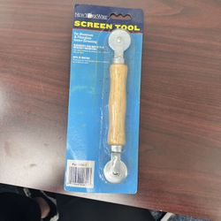 New York Wire Screen Installation Tool – Dual Roller with Wood Handle