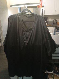 Black lightweight Henley type of shirts