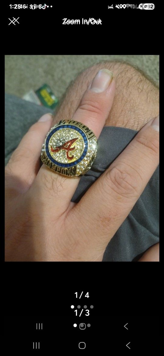 Freddie Freeman - 2021 Atlanta Braves World Series Ring