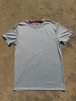 Ed Hardy Dri Fit Grey Crew Neck Athletic Shirt