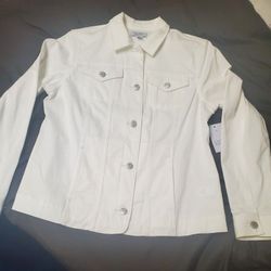 White Denim Jacket
