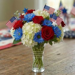 4th Of July Floral Arrangement