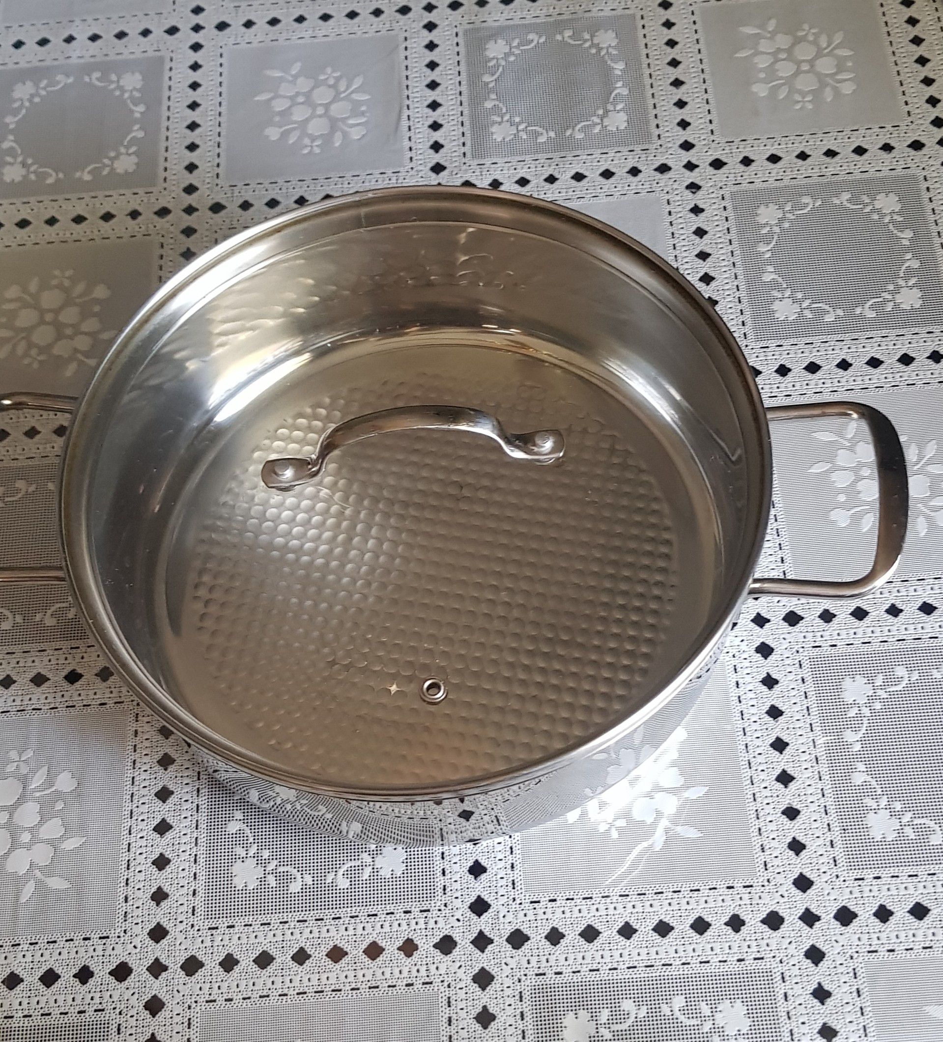 11" Stainless Steel Cook Fry and Serve Pan