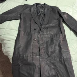 Marco Morani leather trench coat