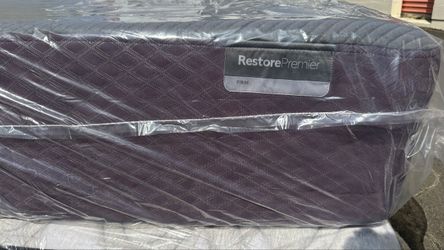 Queen Purple RestorePremier Firm Mattress