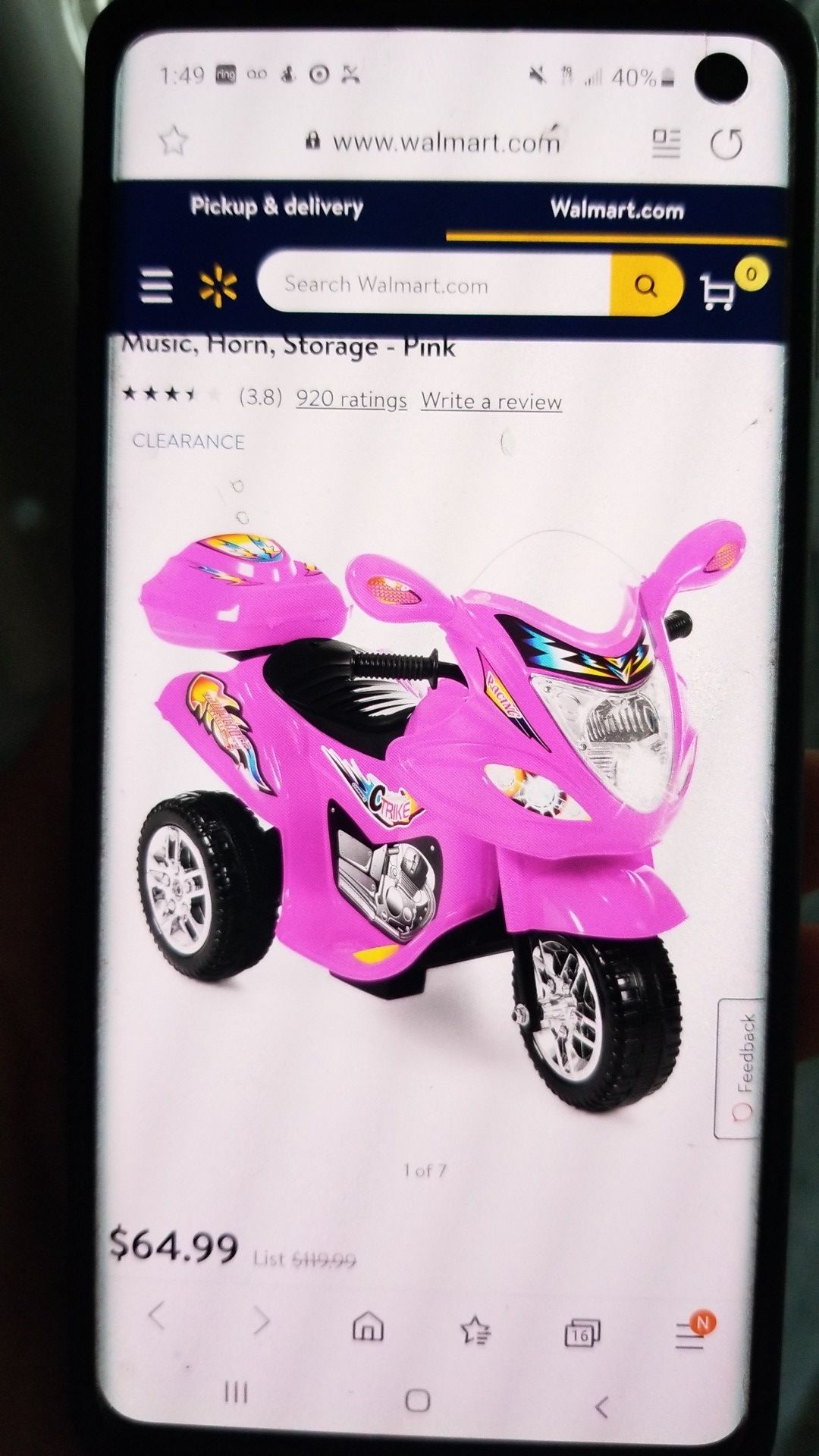 Ride on Ctrike brand new