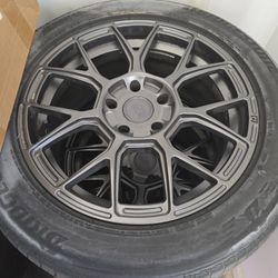 Motegi Rims/Tires 5x114, +38 offset