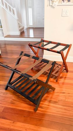 Set of 2 hotel luggage rack