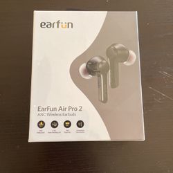 Wireless Earbuds, EarFun Air Pro 2 Hybrid Active Noise Cancelling Wireless Earphones, Bluetooth 5.2 Headphones with Mics, In-ear Detection, Ambient Mo