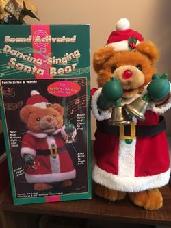 Christmas Santa Bear