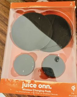 Juice onn Wireless Charging Pad Smartphones Tablets & Qi-enabled Devices 2 Pack