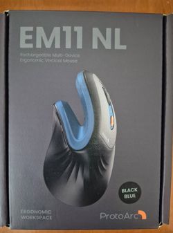 ProtoArc EM11 NL Wireless Ergonomic Vertical Mouse – Rechargeable
