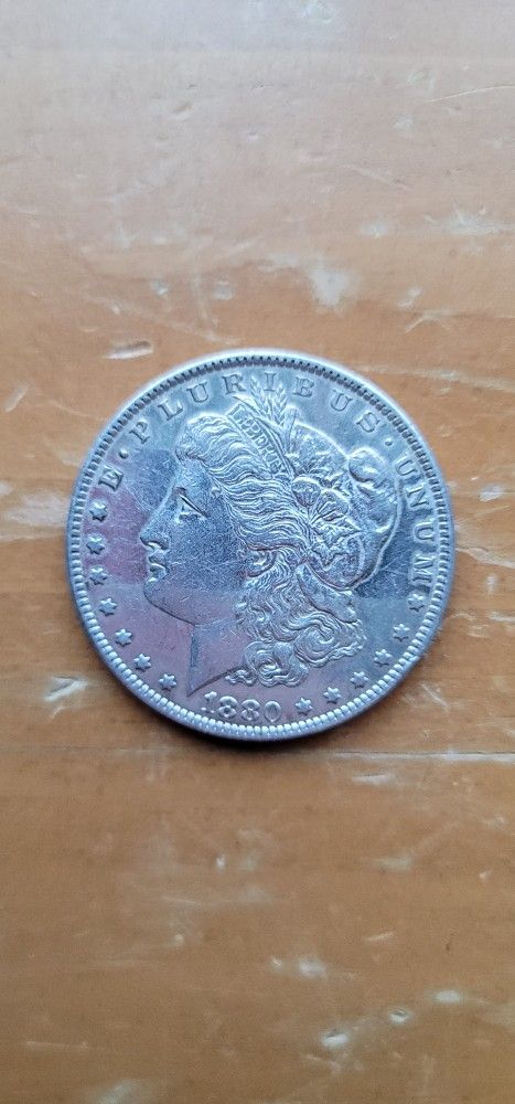 1880 O Morgan Silver Dollar