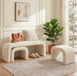 U-Shaped Bench Set