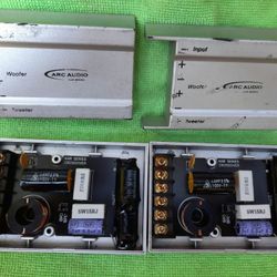 ARC Audio KAR Series Component Crossover Set Of 2 -- Old School Audiophile HiFi Quality Mobile Car Audio Hi / Low Pass Filters