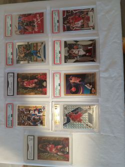 9 NBA Slabs lot