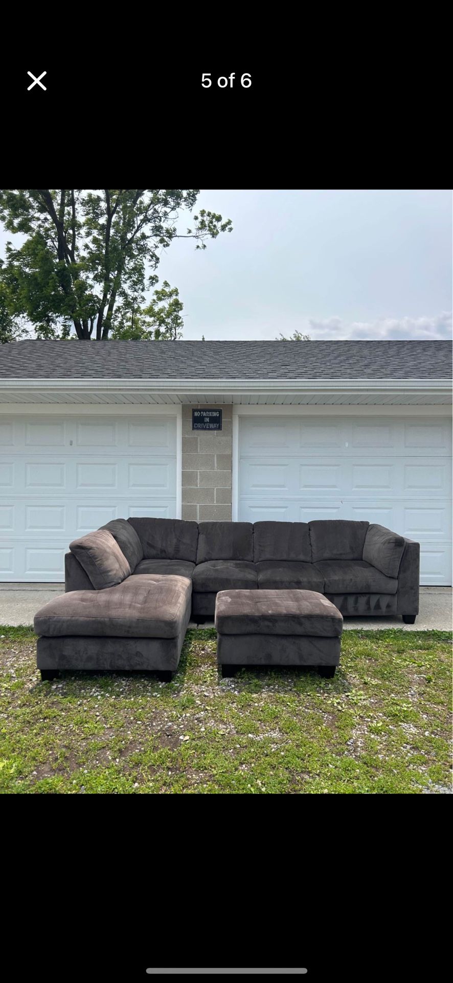 Sectional Couch With Ottoman