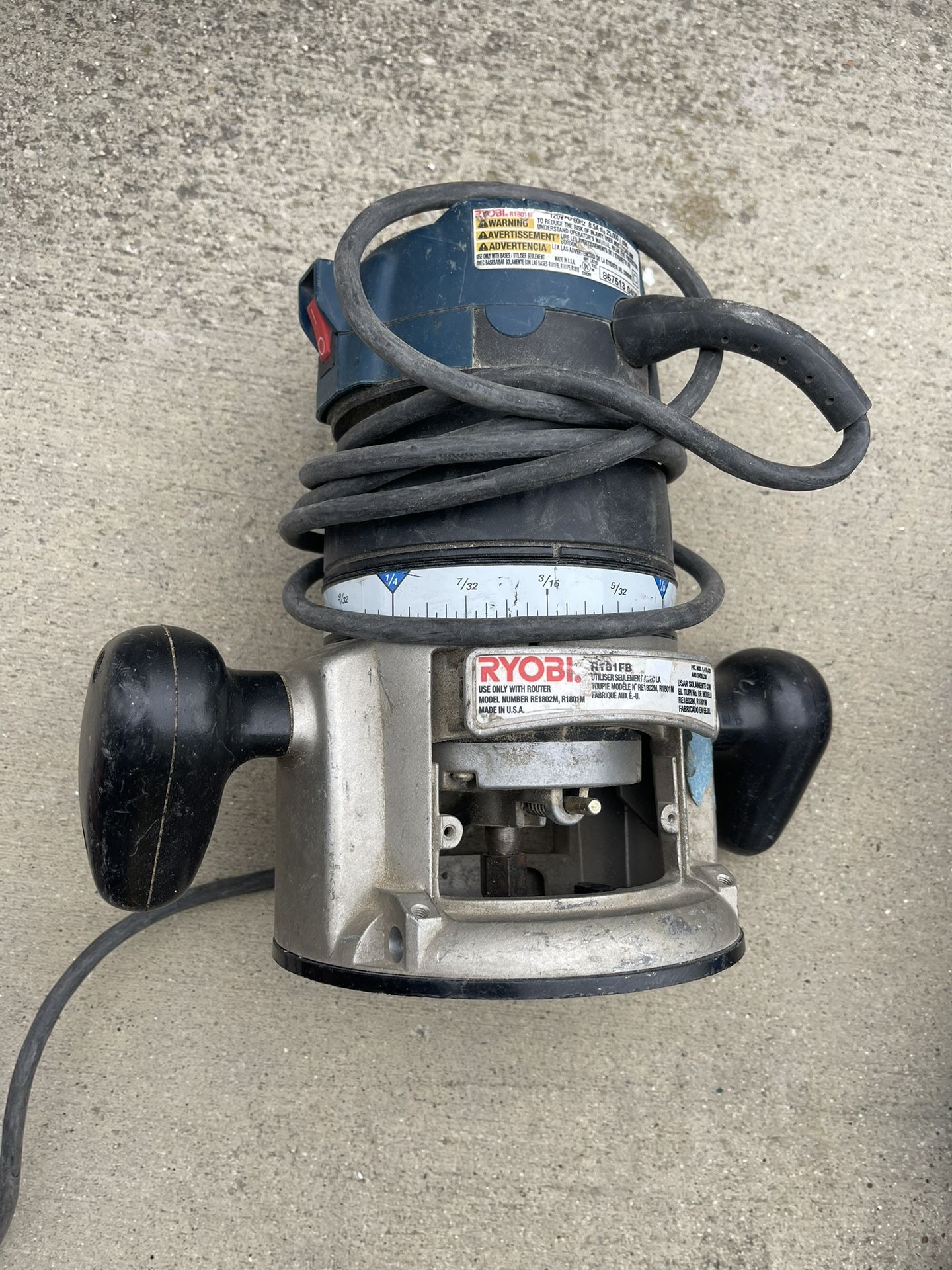Corded Electric Wood Router