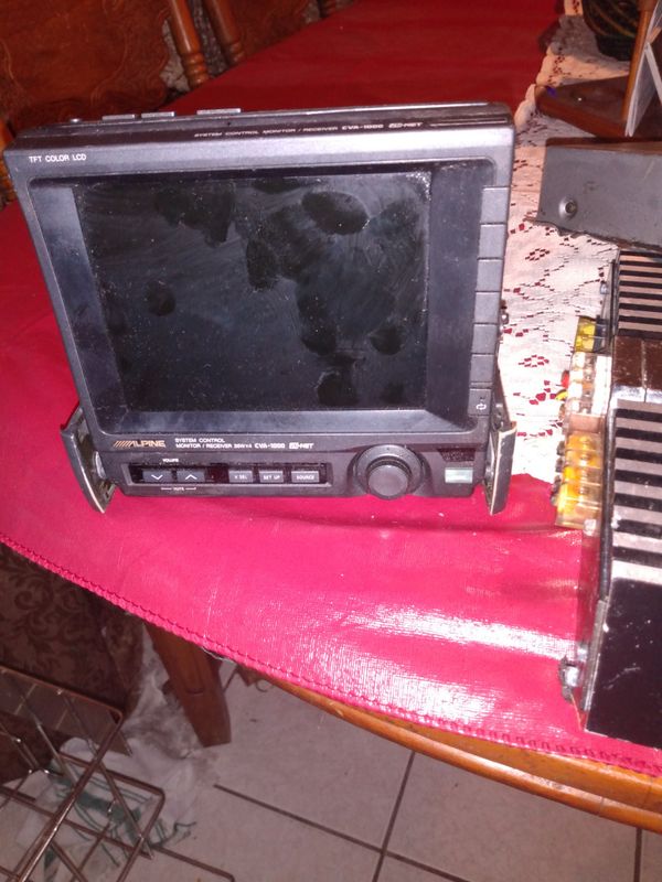 Selling all together,Alpine flip down screen car stereo,processor and receiver, Performance 