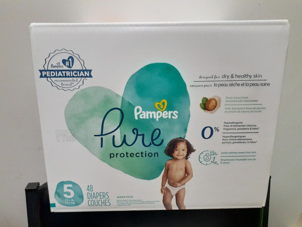 Pampers Pure Diapers Size 5