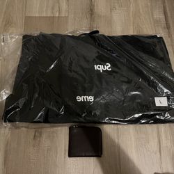Size L Supreme CDG Split Box Logo Hoodie FW18