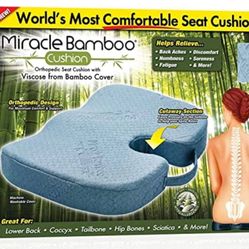 NEW Miracle Bamboo Seat Cushion