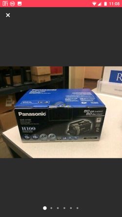 Panasonic SDR-H100 SDR-H100P-K Camcorder.