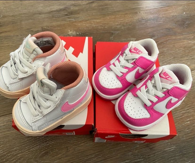 Baby 2C Blazer And Hot Pink Dunks Bundle