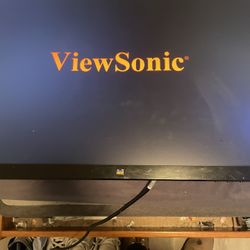 2 Viewsonic 24 Inch Moniters For Sale 