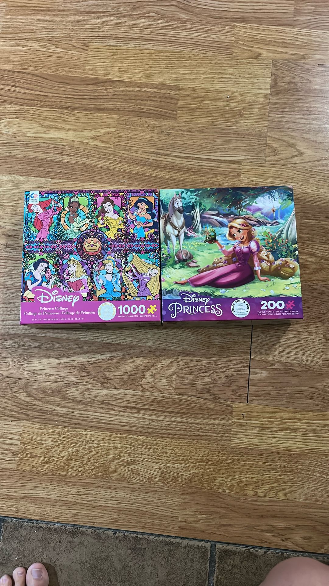 Set Of 2 Disney Princess Puzzles
