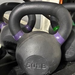Cast Iron Kettlebell - 50 LB Vesta Fitness $59.50+tax - We have other weights available!