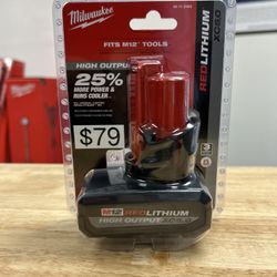 Milwaukee M12 High Output Battery 5.0