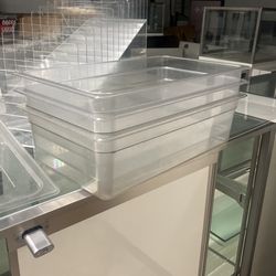 3 Plastic Containers 