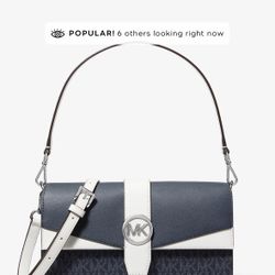 Greenwich Medium Signature Logo Convertible Shoulder Bag