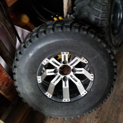 4 Gomas Con Ring Para Carro De Golf