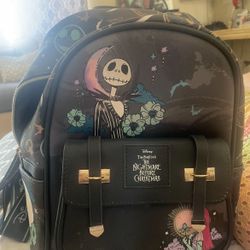 Nightmare Before Christmas, Mini Leather  Backpack